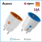 Смарт-розетка Aubess Zigbee 3,0, евро, 16 А, 3680 Вт
