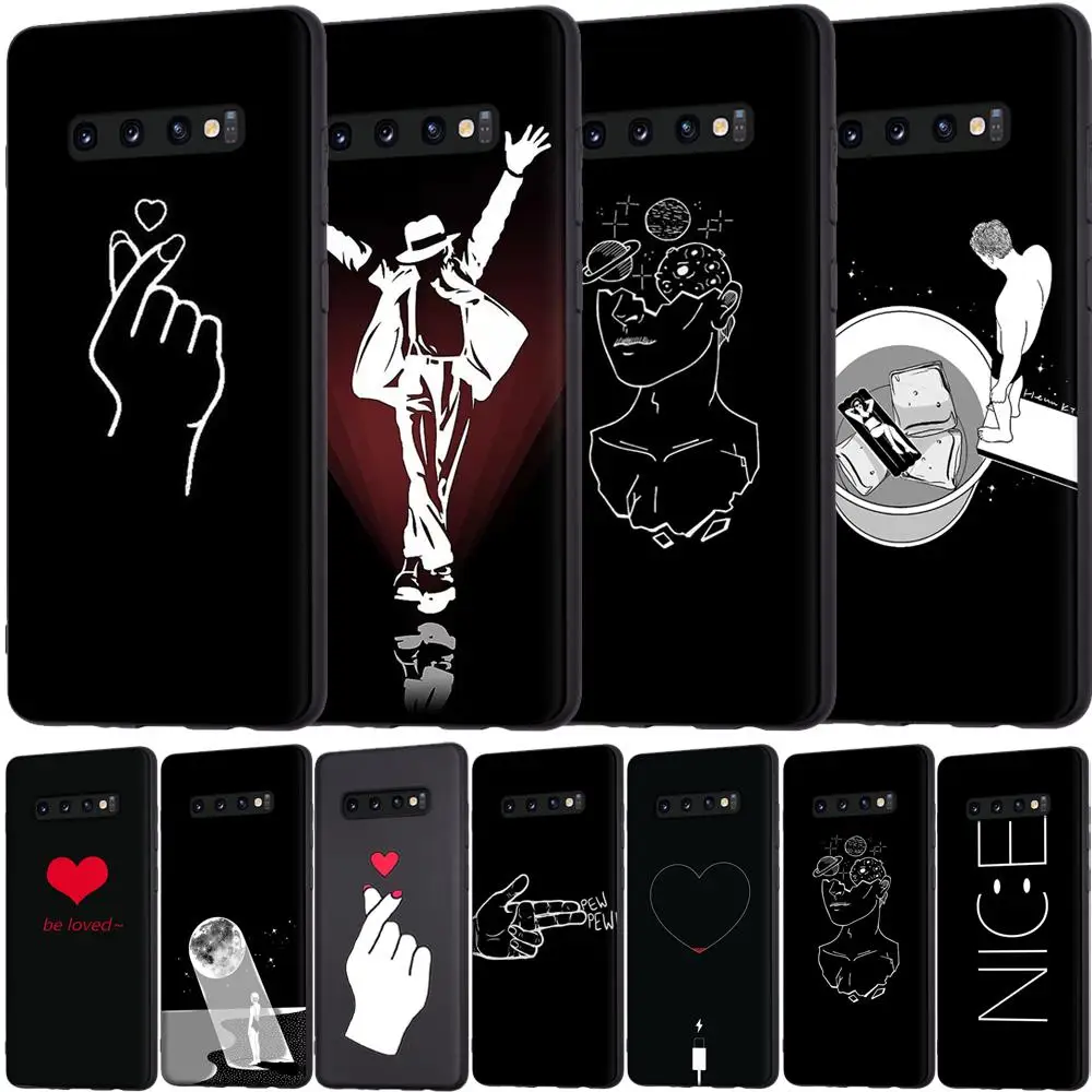 Чехол для телефона силиконовый Samsung Galaxy S10 S9 S8 Plus S10e A6 A8 2018 A5 A7 J3 J5 J7 2017 A30 A50 A70 |