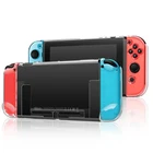 Защитный чехол для консоли Nintendo Switch, прозрачный, жесткий