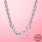 Роскошный ошейник из стерлингового серебра 925 пробы, женское ожерелье с бесконечностью и бесконечной застежкой, змеевидная цепочка, колье-чокер, женское ожерелье, ювелирные изделия