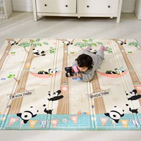 baby carpet 180x200cm foldable waterproof cartoon play mat xpe foam puzzle toddler soft climbing pad games toys mats with bag