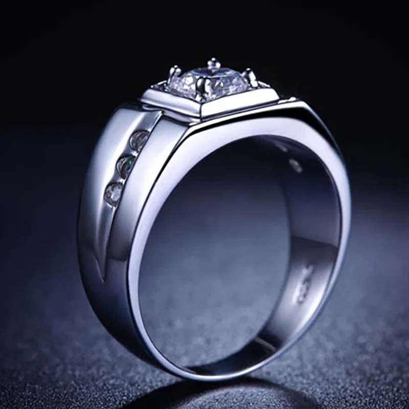 Роскошные обручальные кольца для мужчин белые медные крутые Модные мужские