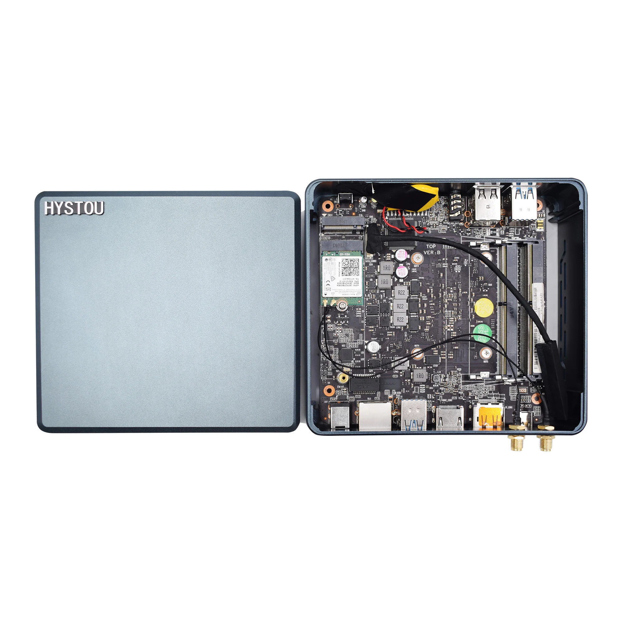Hystou новейший 8 го поколения Core i7 8145U 8265U 8565U M.2 SSD Type c HD 2 0 DP 4K охлаждающий вентилятор