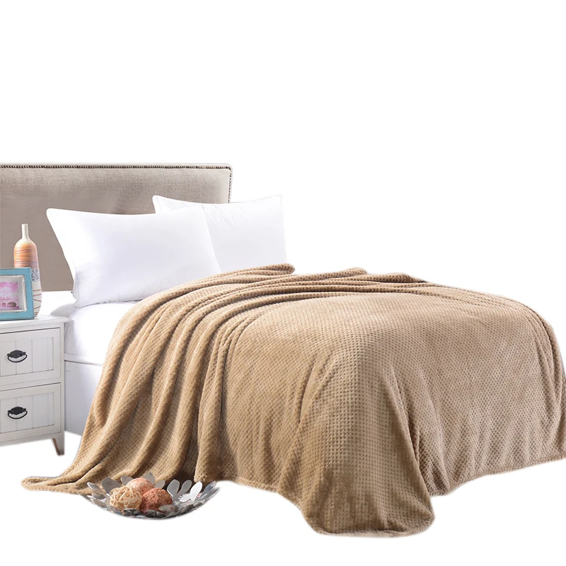 Новинка фланелевые одеяла для кровати однотонный летний зимний чехол дивана