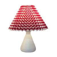 japanese pleated clotch table lamps for living room home art decor cute desk lamp bedroom bedside lamp nightstand light fixtures