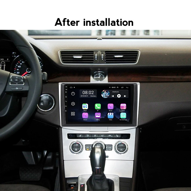 10 дюймов IPS 2.5D Android 2G + 32G автомобильное радио мультимедиа для Volkswagen VW Passat B6 B7 CC Magotan