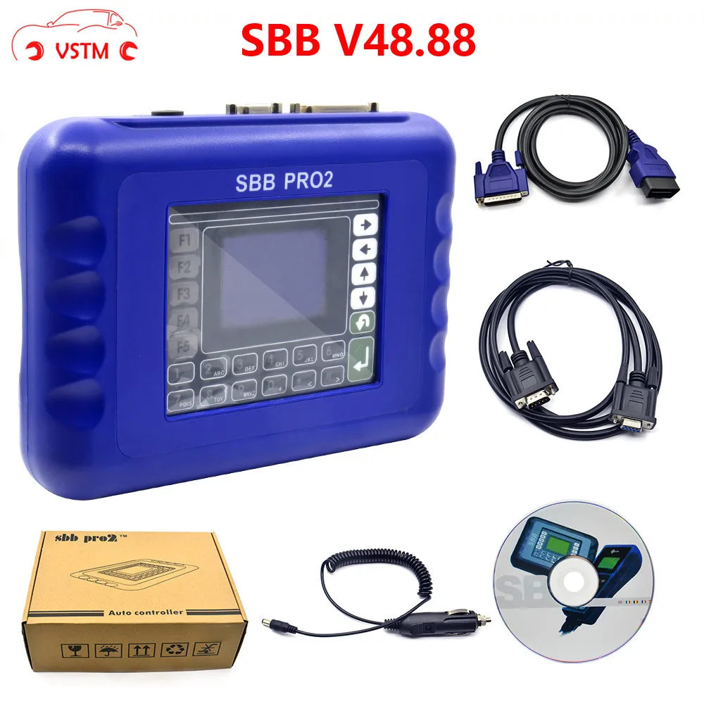 

2020 SBB Pro2 V48.88 автомобильная лампа 48,88 Версия OBD2 Ключ Maker