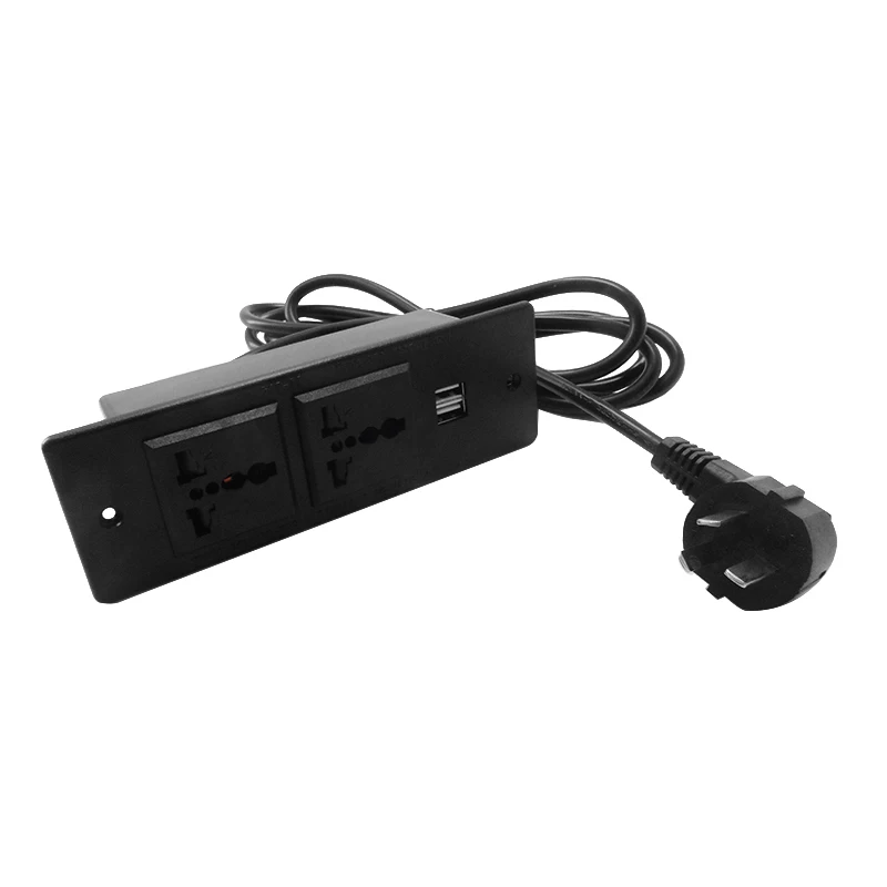 Настенная Встраиваемая удлинительная розетка универсальная настольная