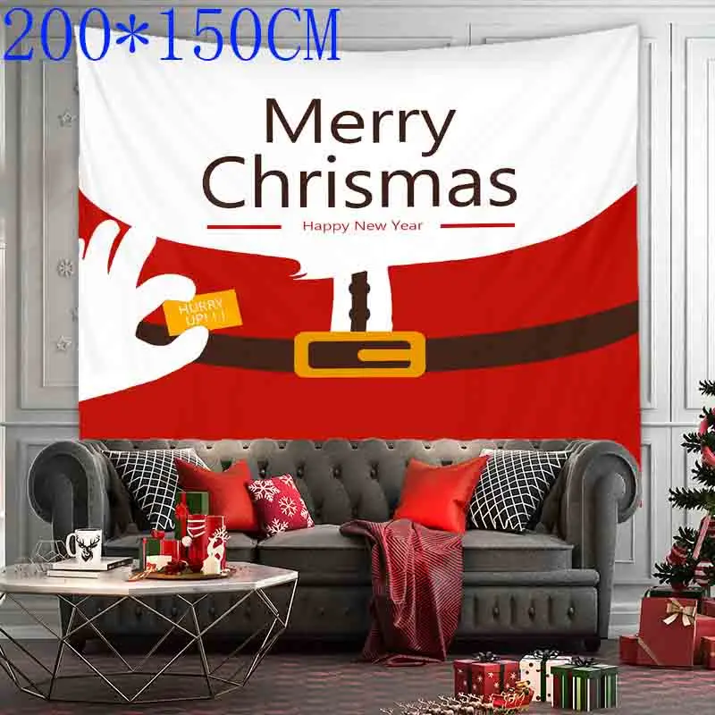 

Wall Tapestry For Party Livingroom Bedroom Dorm Home Decor Christmas Tapestry Wall Hanging Fireplace Gifts