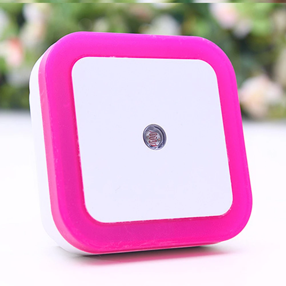 Новый квадратный светодиодный ночсветильник с вилкой европейского стандарта