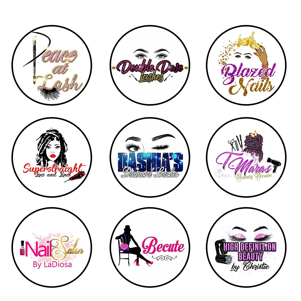 100 шт. Персонализированная именная прозрачная/глянцевая бумага/матовая