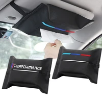car storage tissue box sun visor seat backrest armrest carbon fiber for bmw e46 e39 e90 e91 e60 e36 e92 e30 e34 auto accessories