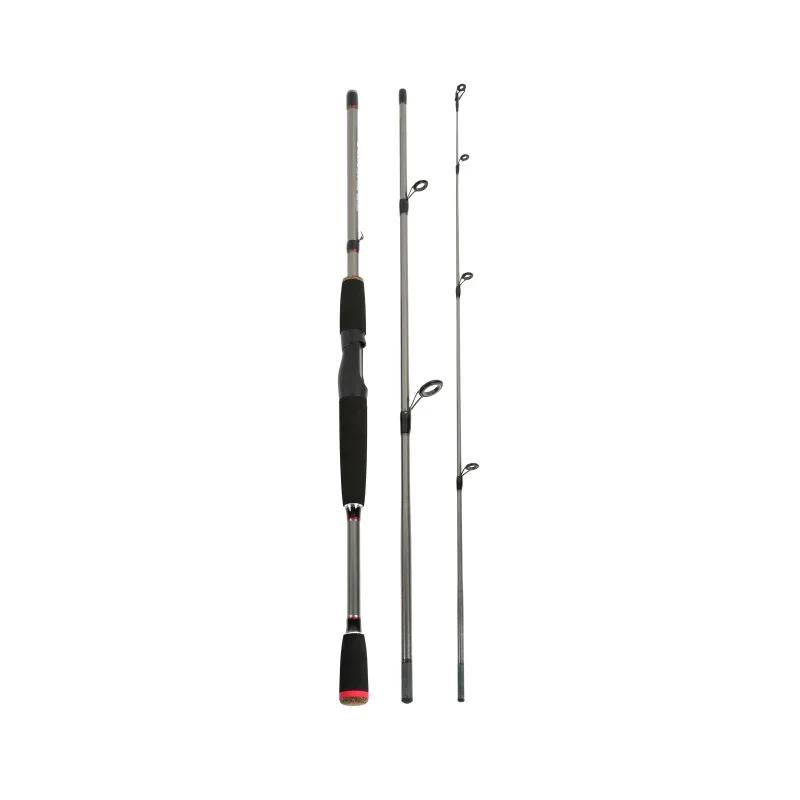 Silver Straight rod 1,8 м 2,1 м спиннинговое рыболовное удилище из стекловолокна, мощное ручное рыболовное удилище, съемное 3 секции, литье удилище, спиннинг, рыболовные аксессуары - Цвет: Silver Straight rod