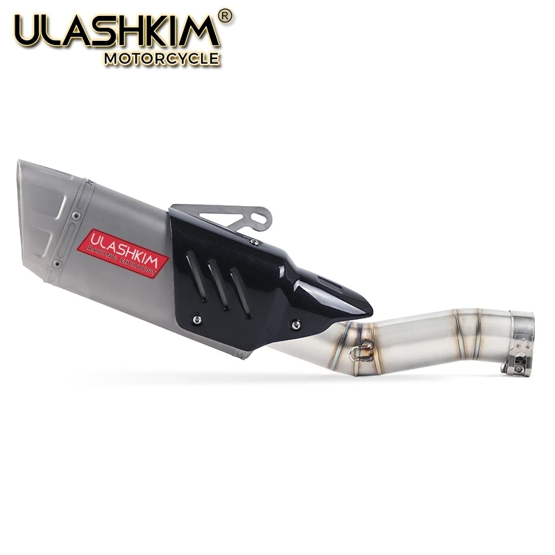 Мотоцикл Полная выхлопная средняя труба без шнуровки для Suzuki GSXR600 Gsxr700 Gsxr750 K7 GSX R700