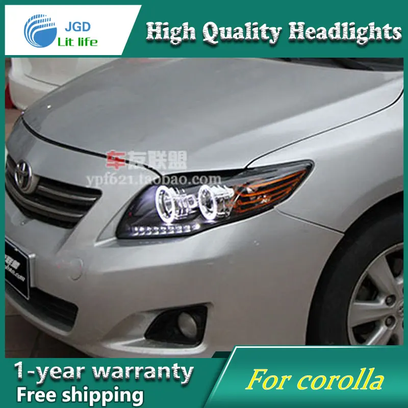 Чехол для стайлинга автомобиля Toyota corolla светодиодный светильник s 2007 2011 дневные