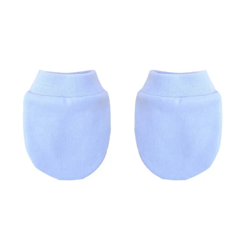 Summer Thin Solid Color Baby Gloves Thick Newborn Bathing Gift Children Girls Boy Anti-scratch Protection Glove Soft Hundred Day | Детская