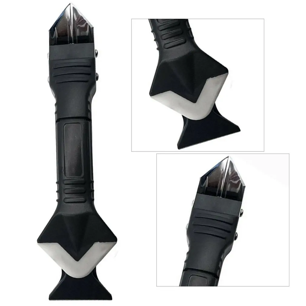 

Multifunctional Rubber Shovel Silicone Rubber Scraper Angle Sewing Shovel Glue Removal Knife Three-in-one Metal Head