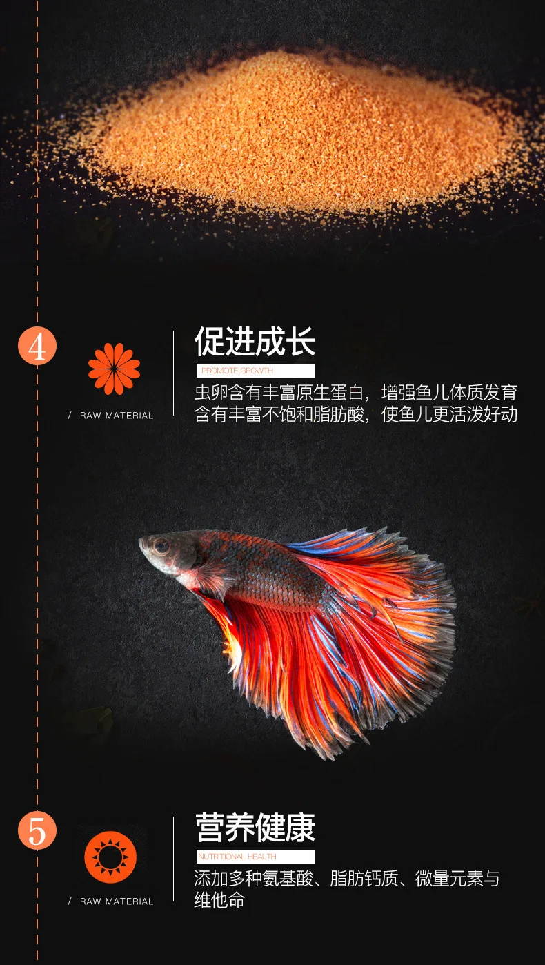 

Special Feed For Tropical Fish Non Hatching Shrimp Eggs High Protein Fish Feed