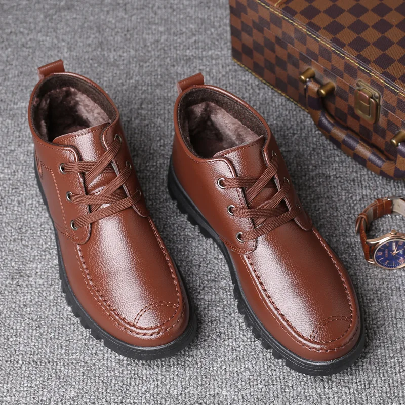 

Mens Causal Shoes Men Casual Shoes Fashion Lether Black Leather For Sport Leisure Sneakers Men's Spring Brown Sapatos