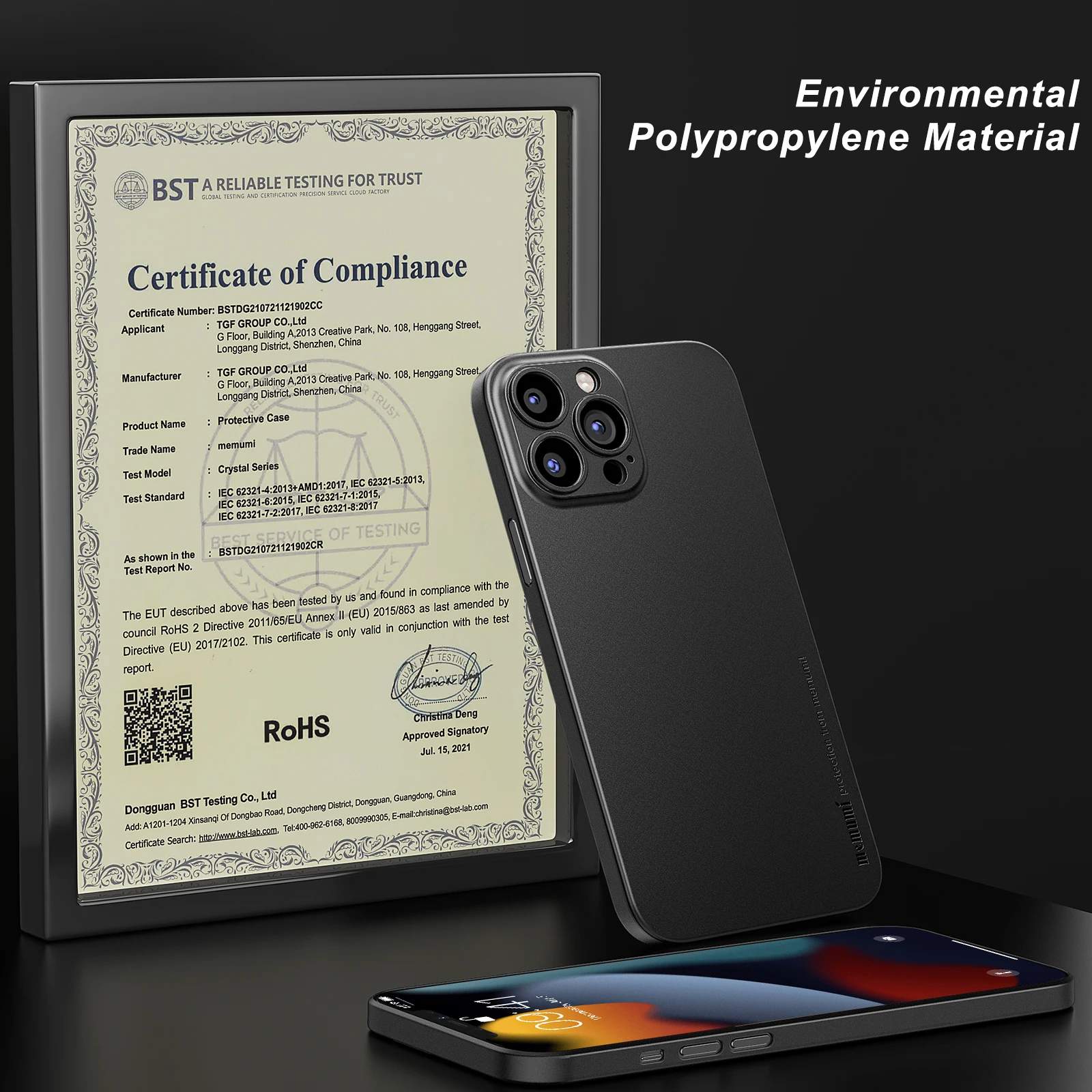 Ультратонкий матовый чехол-накладка для iPhone 13 Pro Max 0 3 мм |