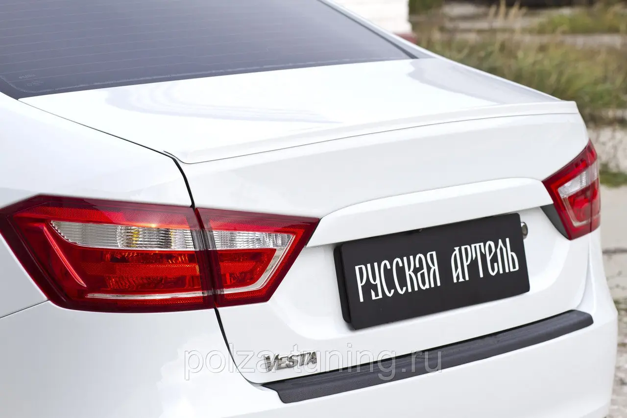 Спойлер Lada Vesta 2015- крышки багажника на Весту багажник |