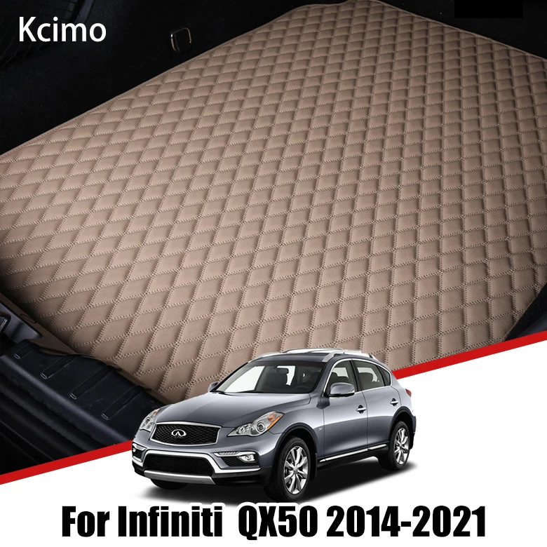 

Кожаный коврик для багажника автомобиля для Infiniti QX50 2014 ~ 2020 багажника подкладка для сапог авто аксессуары украшения 2015 2016 2017 2018 2019
