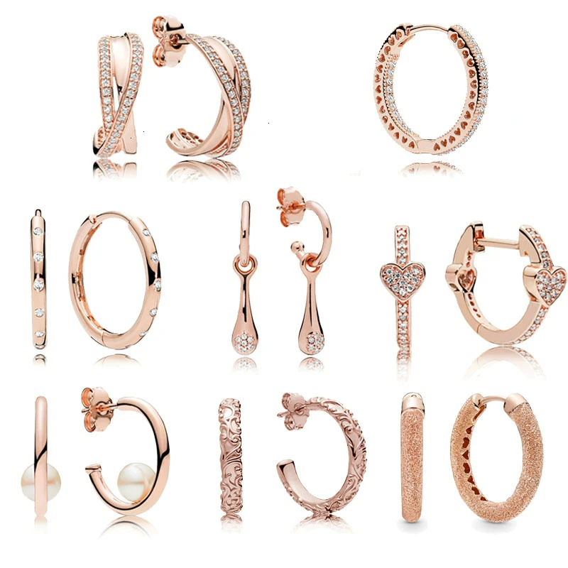 Серебряные серьги 925 женские в форме сердца европейские украшения | Украшения и