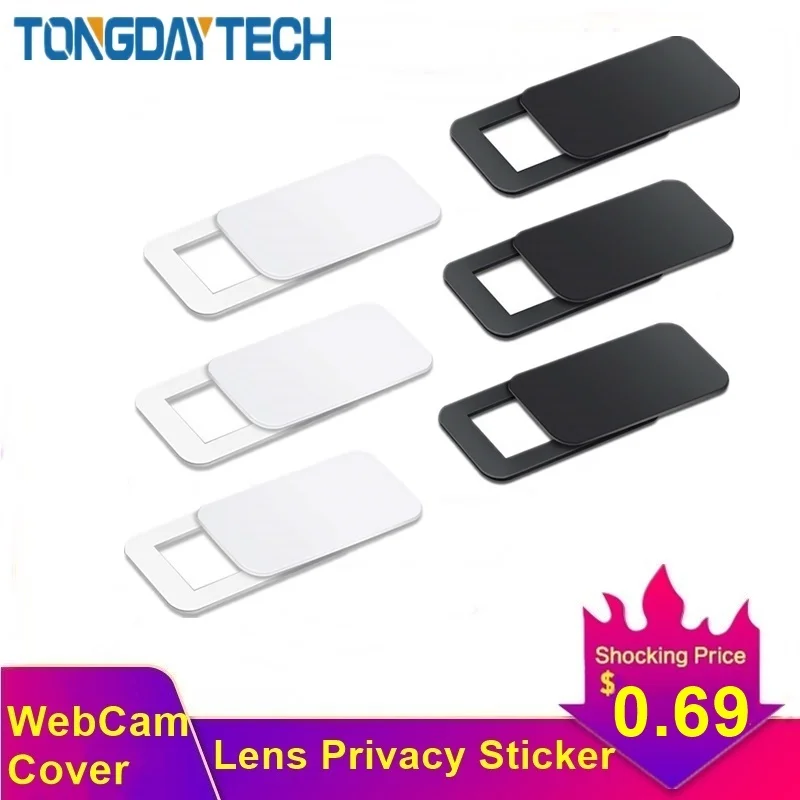 Tongdaytech веб-камера крышка затвора Магнитный слайдер ультра тонкий чехол для камеры для IPhone Mac ноутбука мобильный телефон объектив стикер конфиденциальности