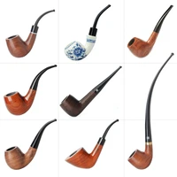 ru wood smoking tobacco pipe with 3mm or 9 mm filter tobacco pipe ad0009 aa0316s