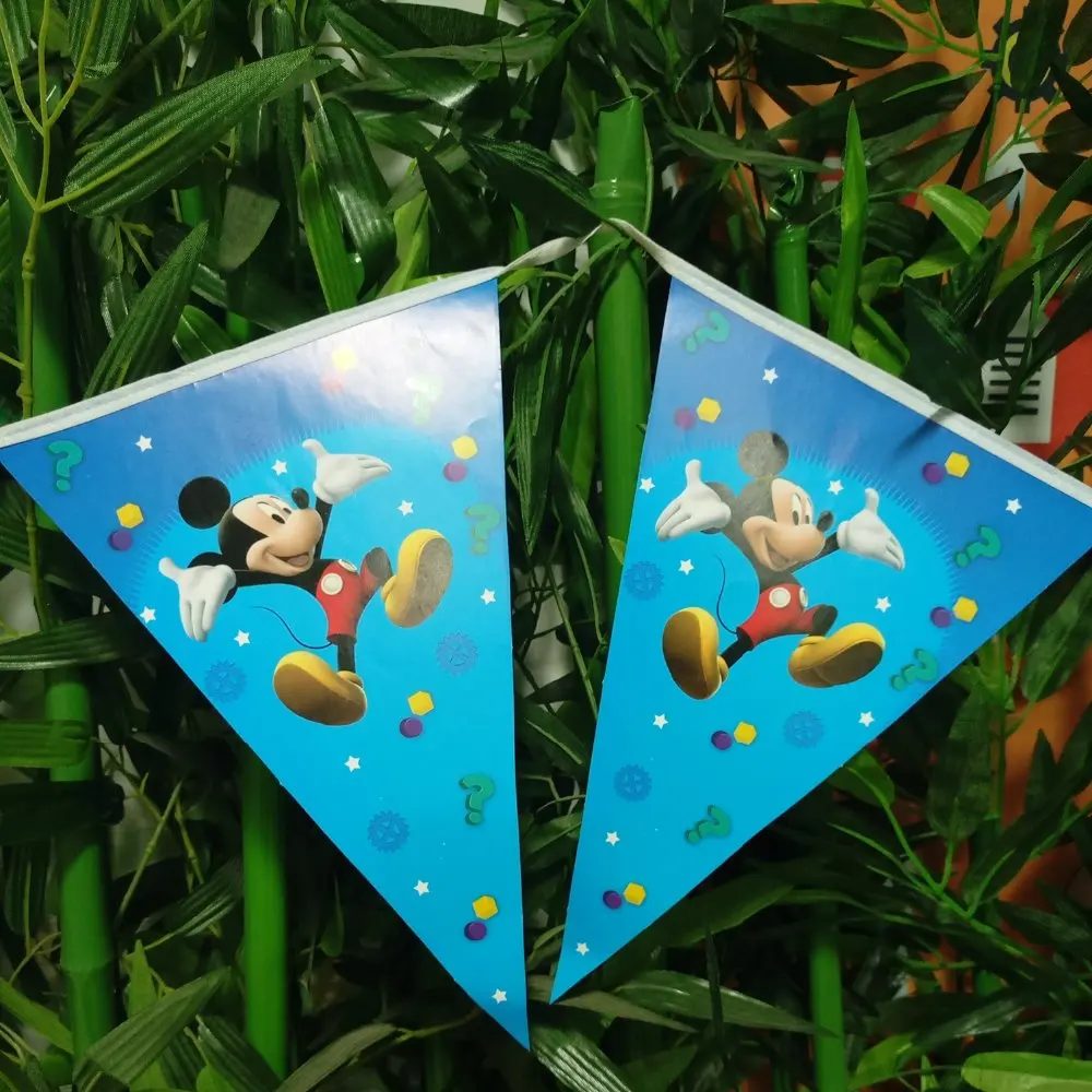 Детские вечерние баннеры с изображением Микки Мауса для дня рождения | Дом и сад