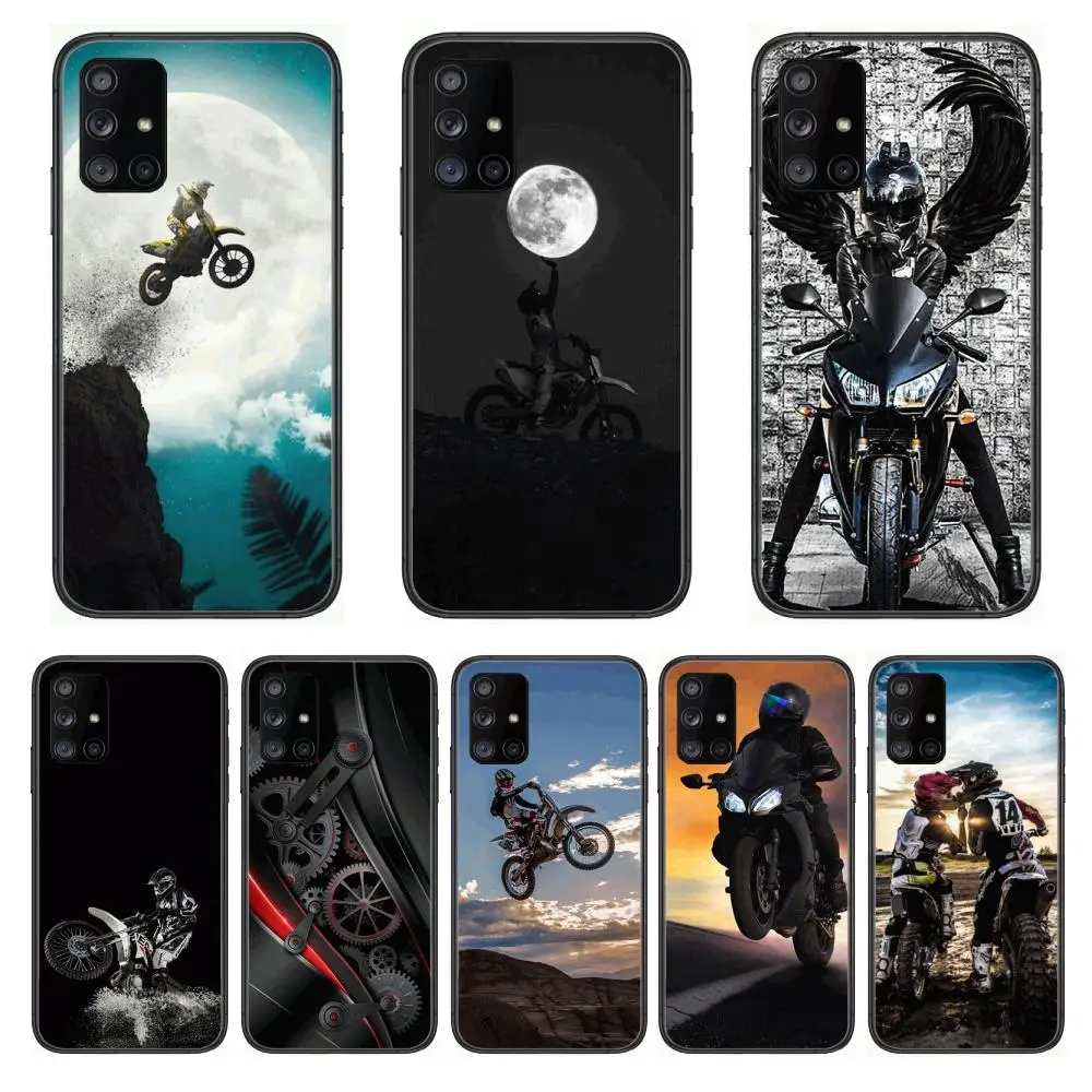 

Cool off-road hobby motorcycle Phone Case Hull For Samsung Galaxy A 90 50 51 20 71 70 40 30 10 80 E 5G S Black Shell Art Cell C