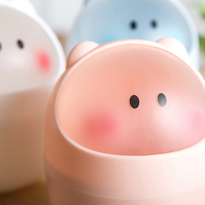 Мини мусорное ведро для мусора на столе корзина уборки баррель креативный