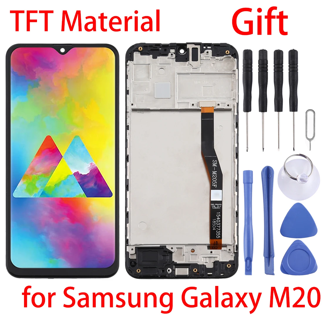 TFT для Samsung Galaxy M20 материал ЖК-экран и дигитайзер полная сборка с рамкой | Мобильные