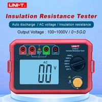 uni t insulation resistance tester ut501c 1000v megger earth ground resistance voltage tester megohmmeter auto range backlight