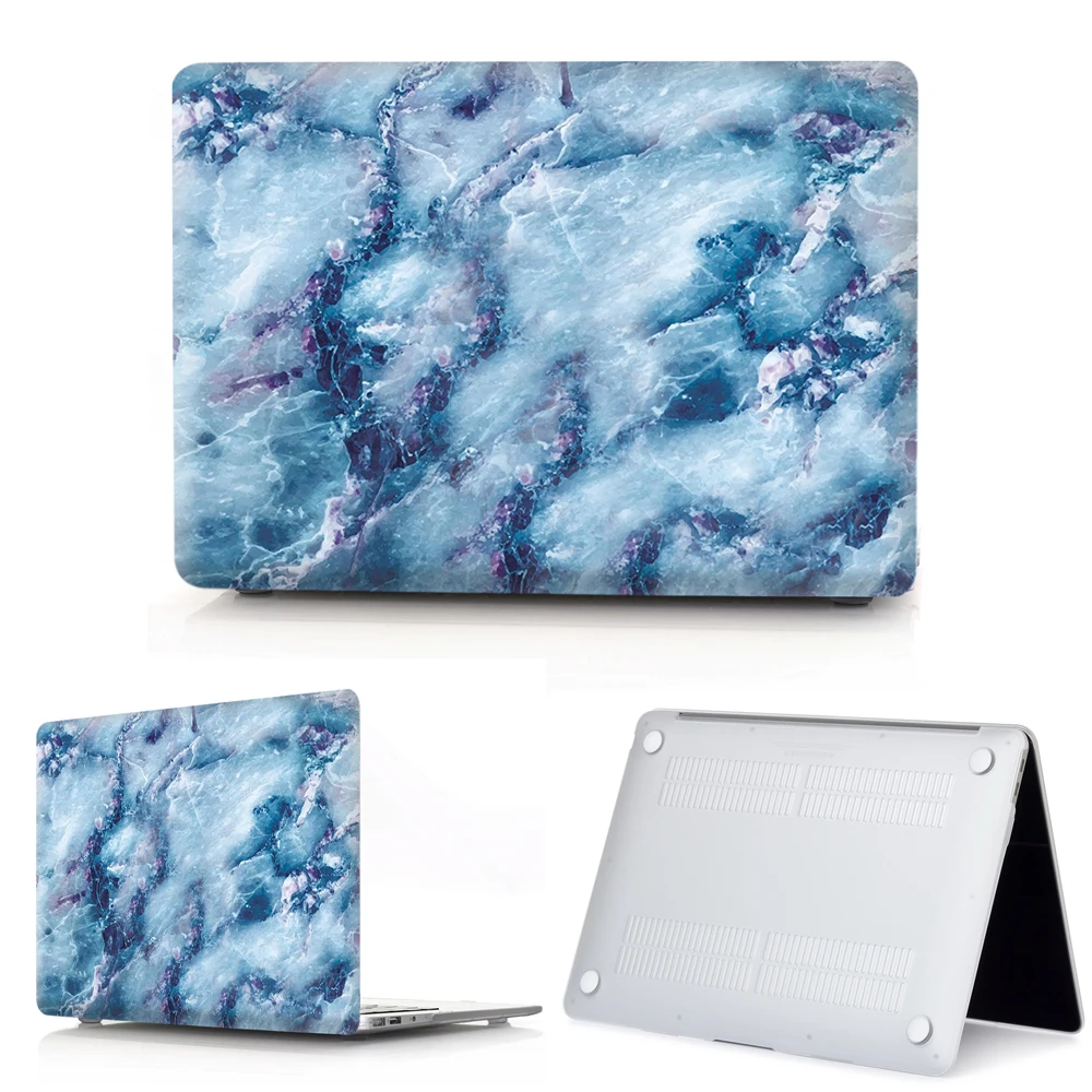 S3 Мраморный Жесткий Чехол для ноутбука Macbook Touch ID Air 13 Pro retina 12 13 15 сенсорный экран для Macbook Air 13+ чехол для клавиатуры - Цвет: S3