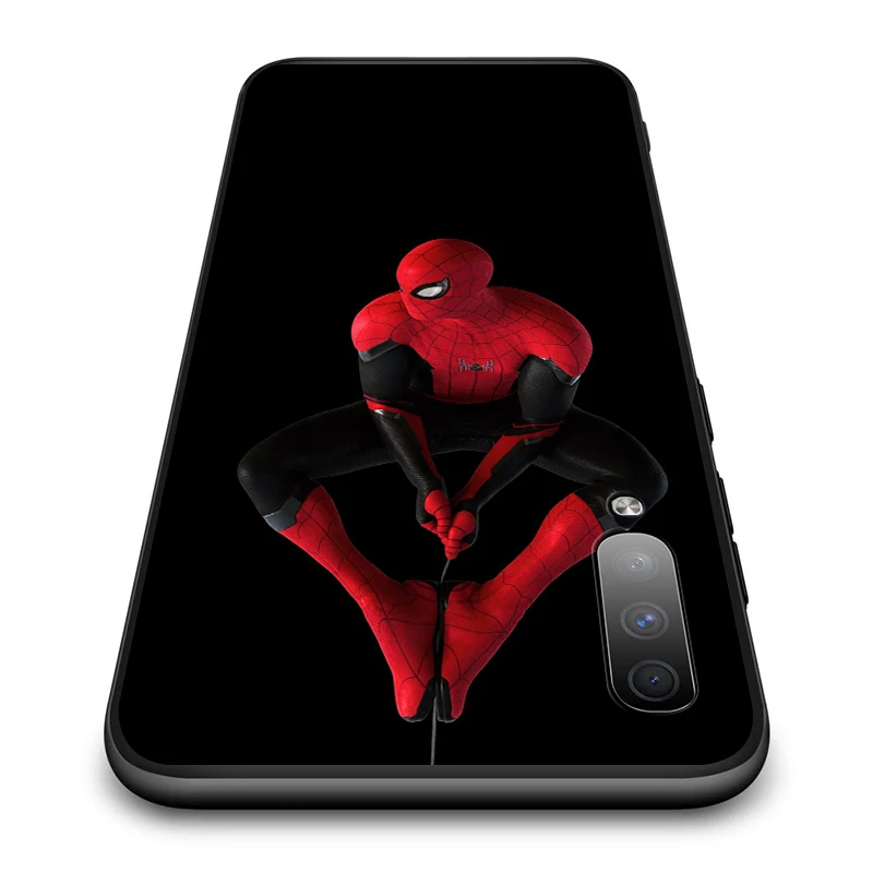 

Marvel Spiderman For Samsung Galaxy A90 A80 A70 S A60 A50S A30 S A40 S A2 A20E A20 S A10S A10 E Black Phone Case