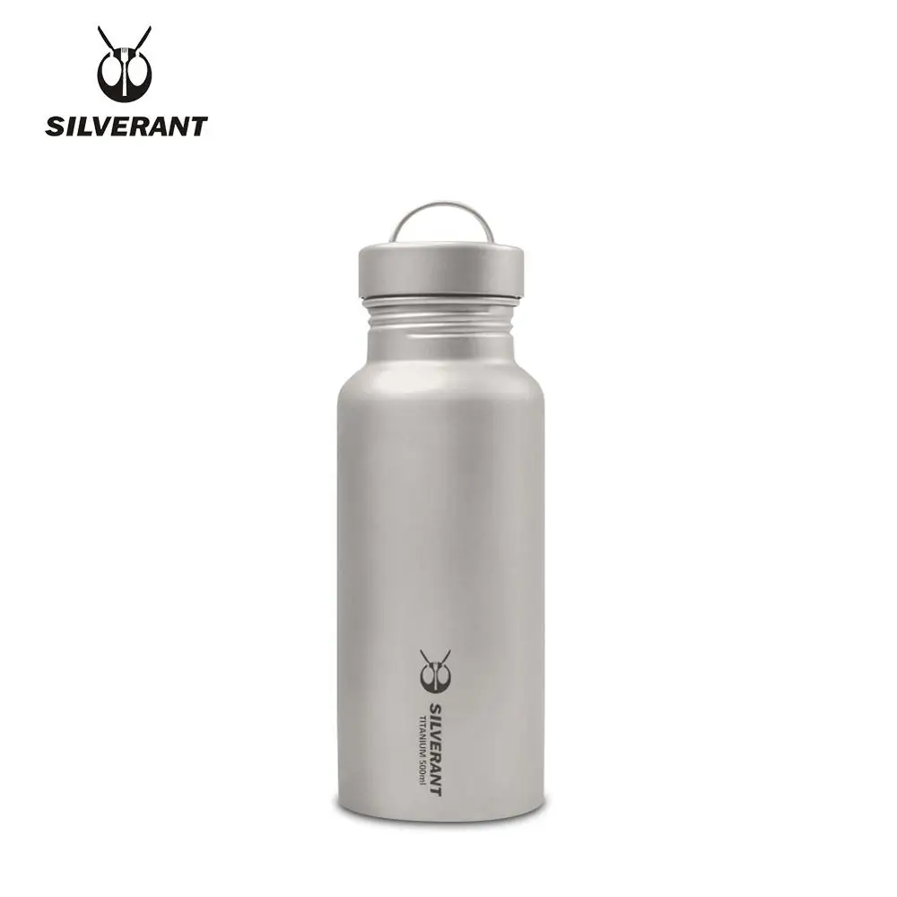 저렴한 Silverant 티타늄 물병 부대를 가진 자전거를 타는 옥외 승차 스포츠를위한 경량 500ml / 800ml 음료 용기