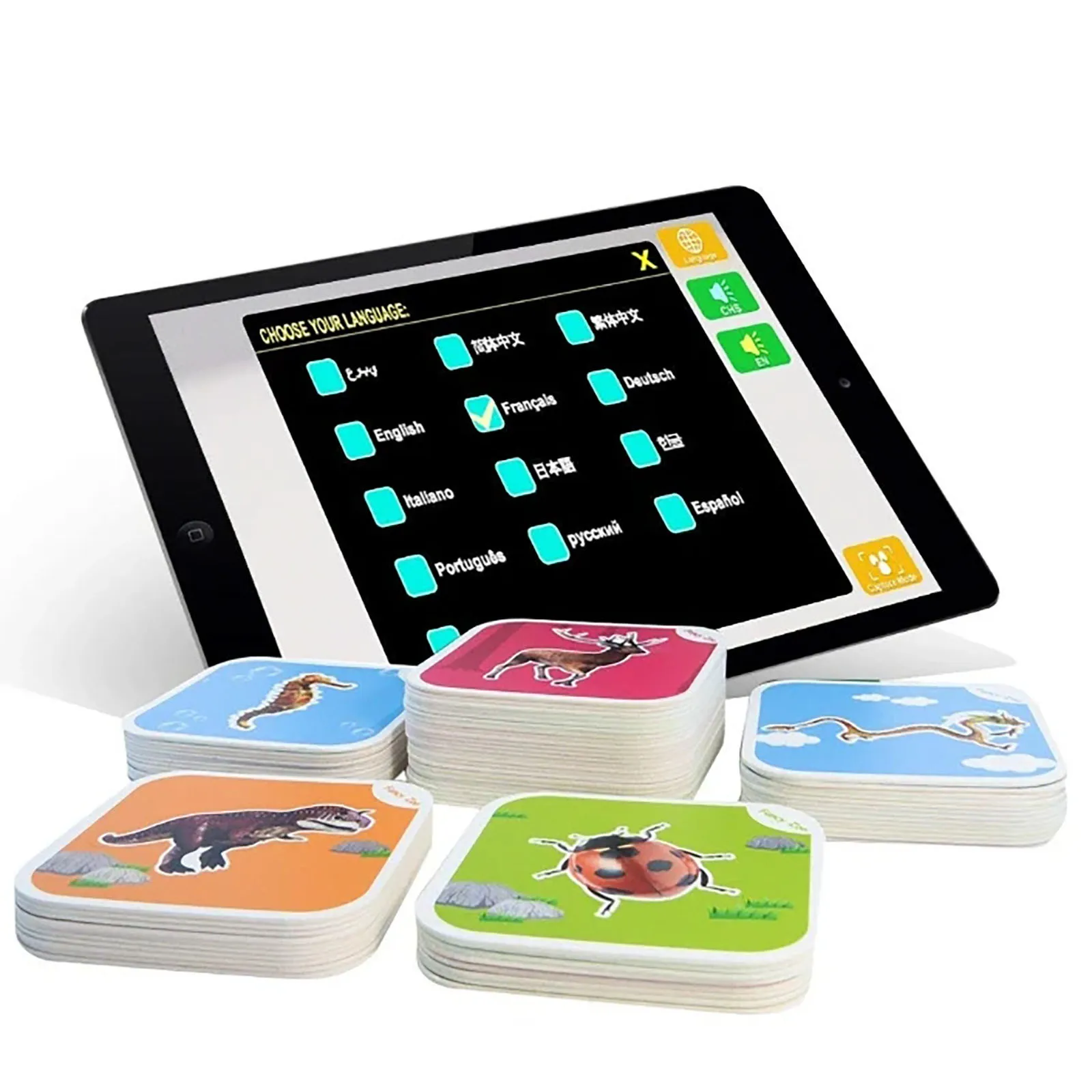 

2021 New Enlightenment Card Of 3D Encyclopedia (68 Pieces In 13 Languages) Household