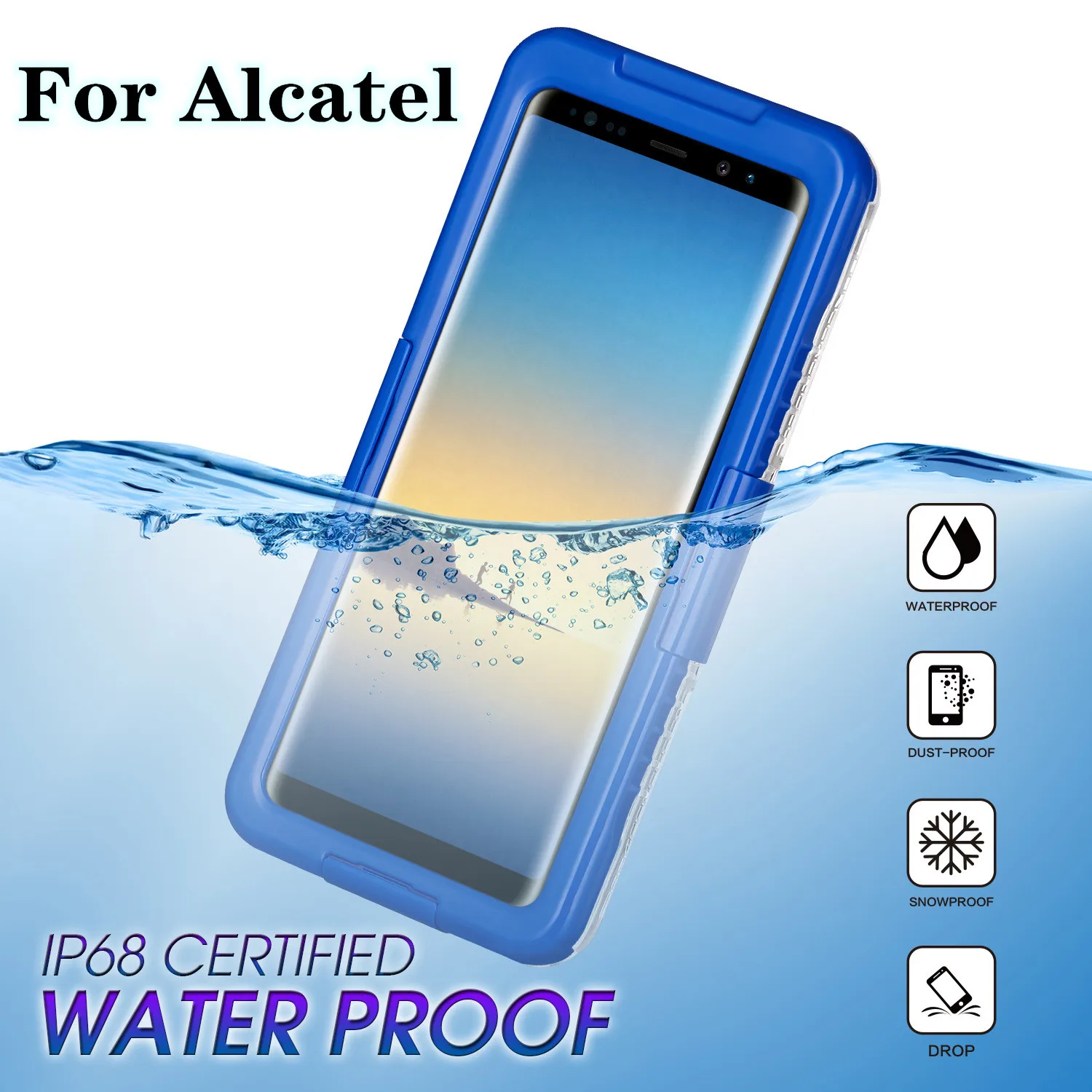 

Герметичный водонепроницаемый снегозащищенный Чехол IP68 для подводной съемки для Alcatel 1SE 2020 3X 3L 2021 3V 1B 1V 1S 3L 3X 2019