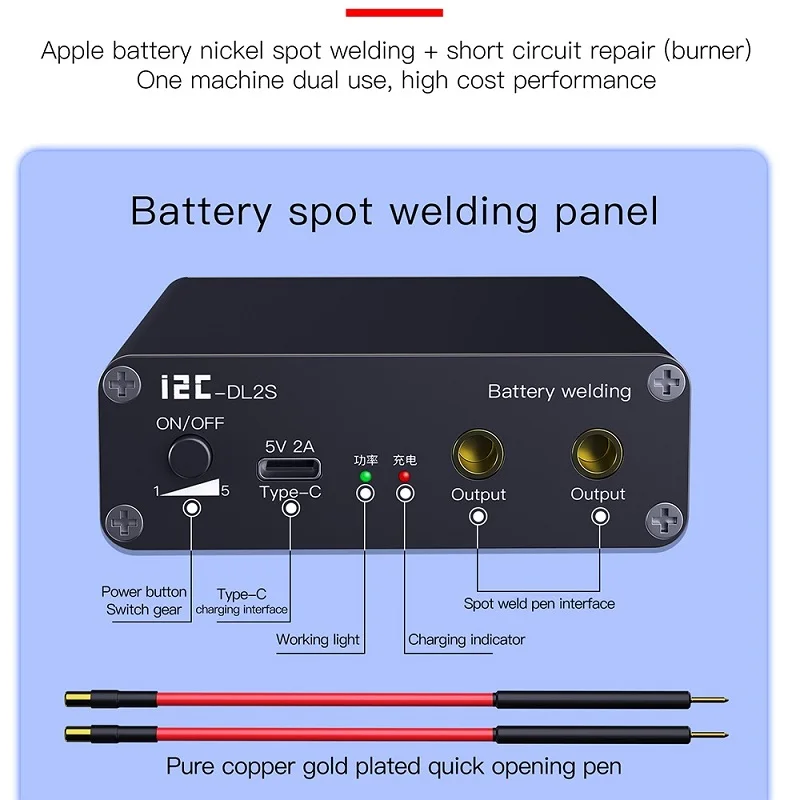 masterxu i2c dl 02s 30a short circuit killer detection and 18650 battery flex welding instrument for mobile phone repair free global shipping
