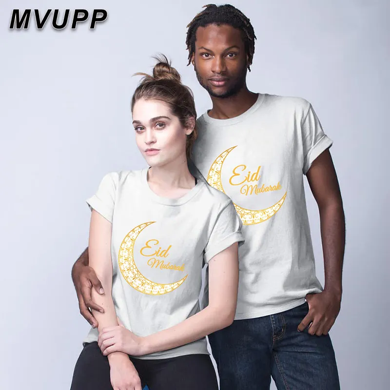 Женская и мужская футболка MVUPP Повседневная белая с надписью His and her Couple
