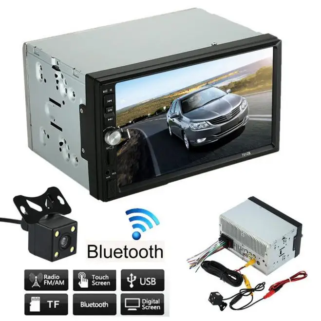 Автомагнитола CARPRIE 2 Din MP5 mp3 плеер радио Bluetooth USB 7 дюймов|Камеры заднего вида для