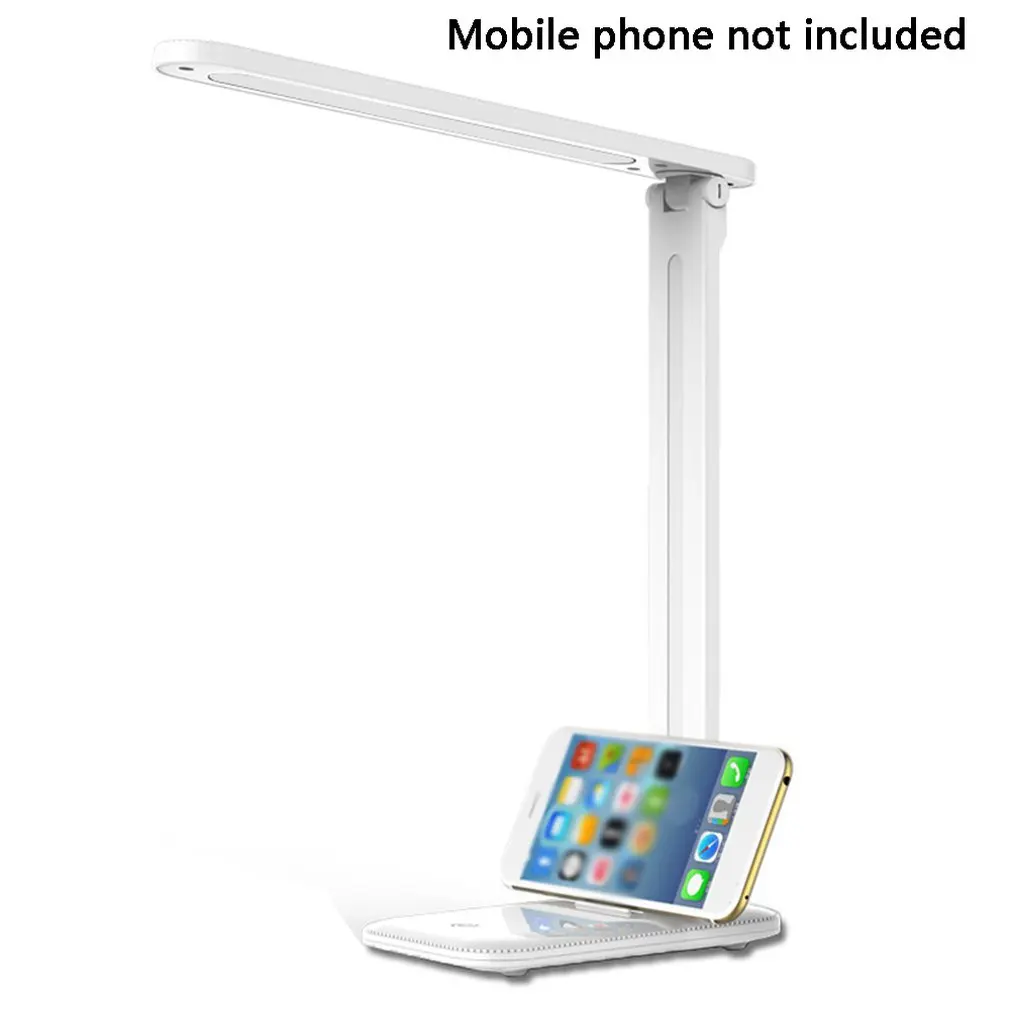 

Складная Светодиодная настольная лампа с защитой глаз, Usb, перезаряжаемая лампа для чтения в студенческом общежитии, лампа для чтения с регу...