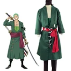 Костюм для косплея ророноа Зоро из японского аниме, 6 шт.