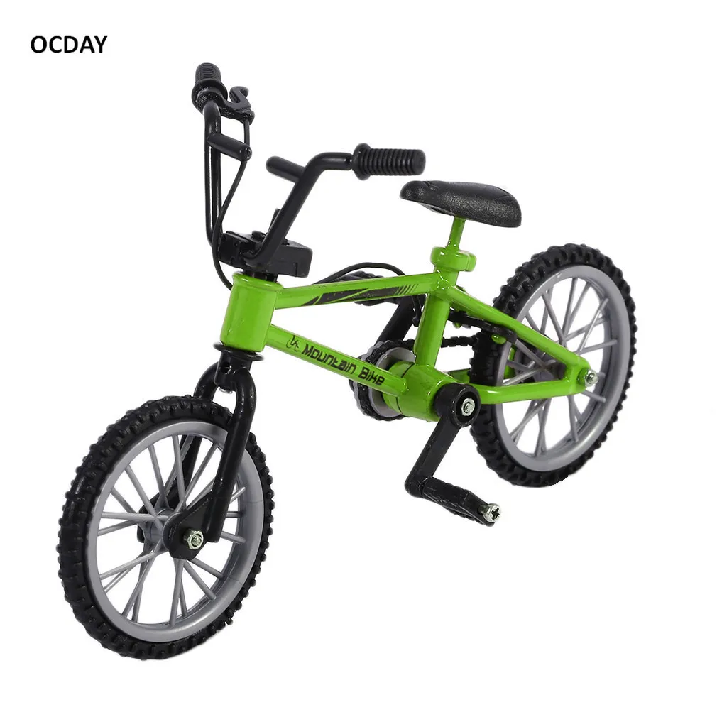 Новый OCDAY зеленый фингерборд велосипед игрушки Моделирование сплав палец bmx