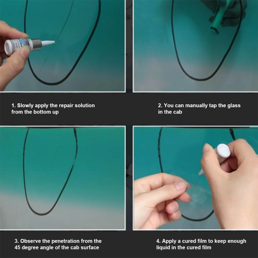 

2019 New Car Windshield Repair Tool DIY Car Window Repair Tools Window Glass Curing Glue Auto Glass Scratch Crack Restore Kit