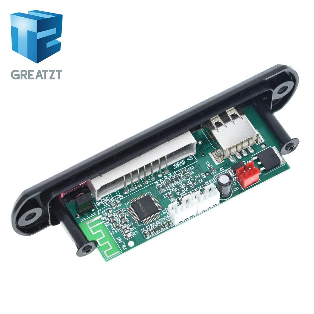 GREATZT Новое поступление 1 шт. беспроводной Bluetooth 12 в MP3 WMA декодер плата аудио модуль