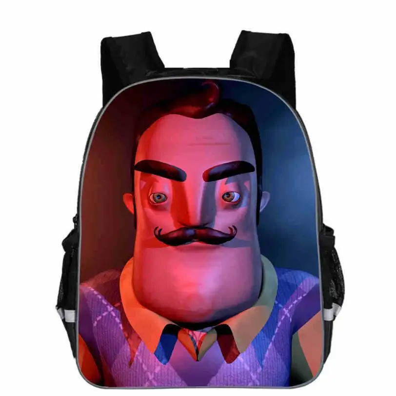 Школьная сумка для детей рюкзаки мальчиков с аниме-игрой Hello neighten Bendy And The Ink Machine