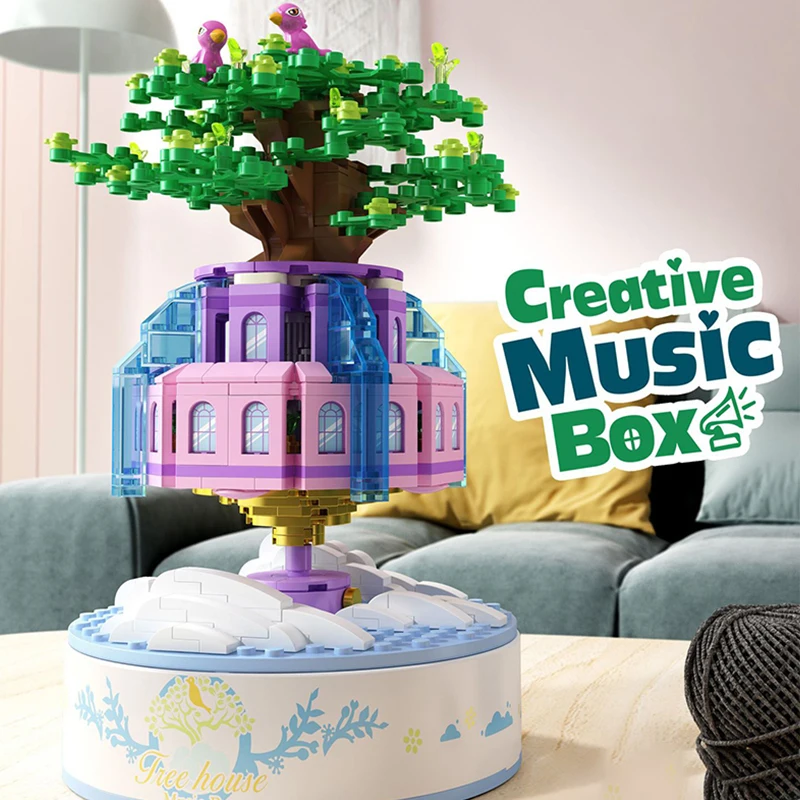 Техническая идея для сборки вращающаяся музыкальная шкатулка строительные