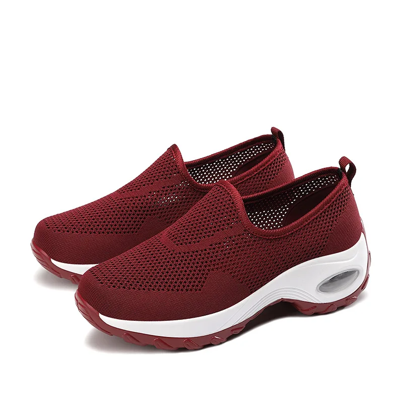 

Women Vulcanized Shoes High Quality Women Outdoor Walking Sneakers Slip On Med Shoes Woman Loafers Size 35-42 Zatos de mujer